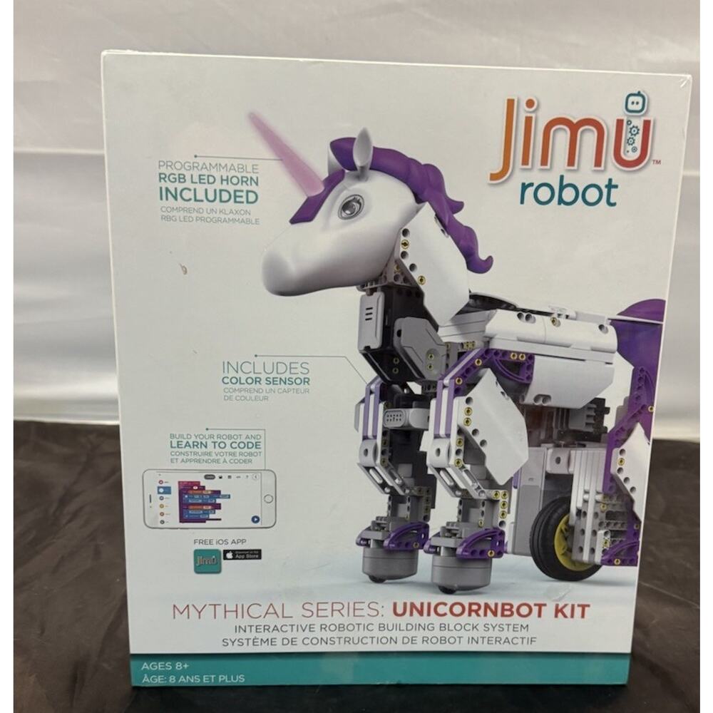 UBTech Jimu Robot Mythical Series UnicornBot Kit JRA0201 Purple STEM Coding NEW